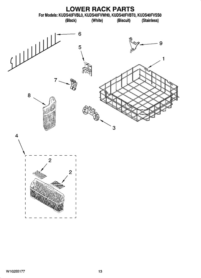 Diagram for KUDS40FVBT0