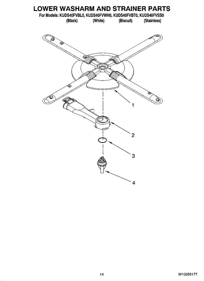 Diagram for KUDS40FVBT0