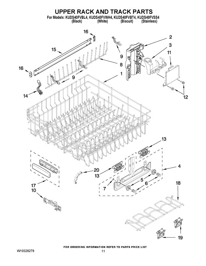 Diagram for KUDS40FVBT4