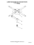 Diagram for 11 - Lower Washarm And Strainer Parts