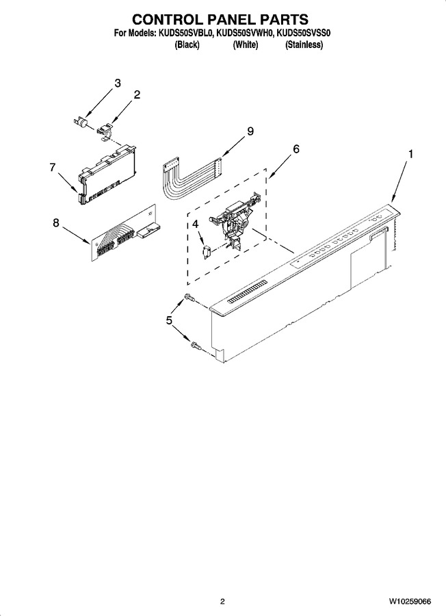 Diagram for KUDS50SVWH0