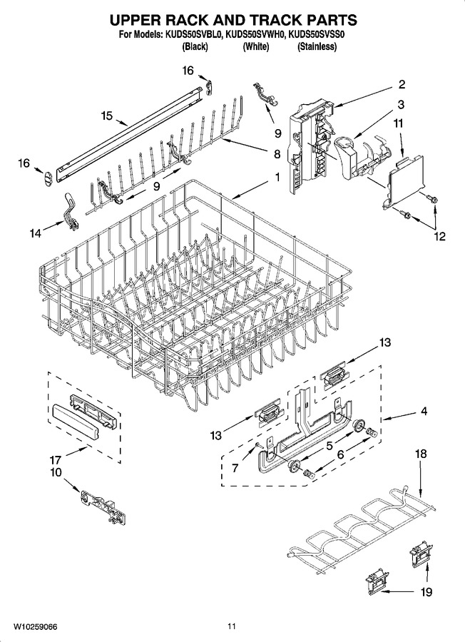 Diagram for KUDS50SVWH0