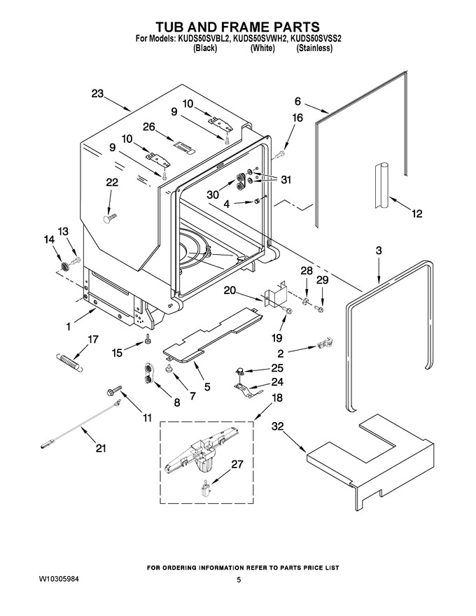 Diagram for KUDS50SVBL2