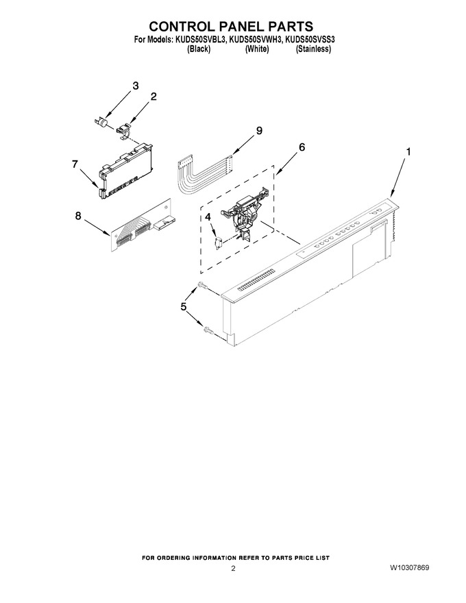 Diagram for KUDS50SVWH3