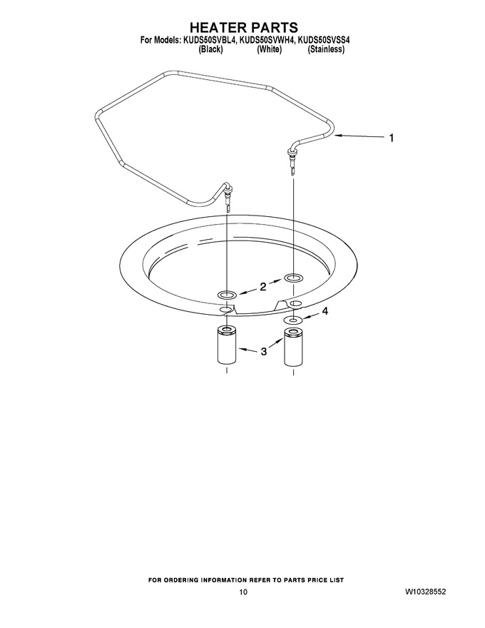 Diagram for KUDS50SVWH4