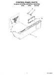 Diagram for 02 - Control Panel Parts