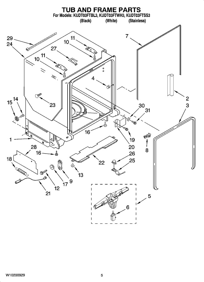 Diagram for KUDT03FTBL3