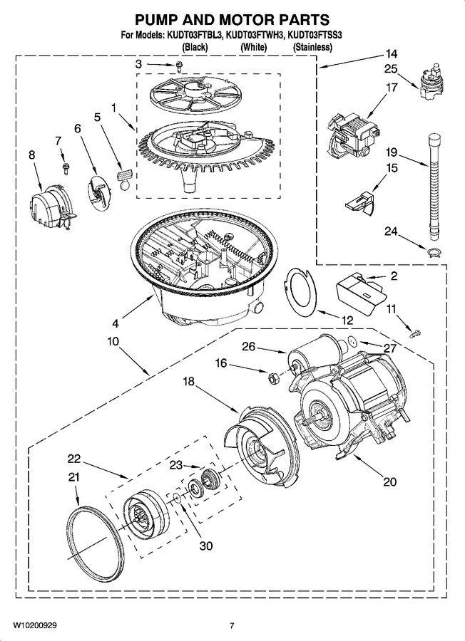 Diagram for KUDT03FTBL3