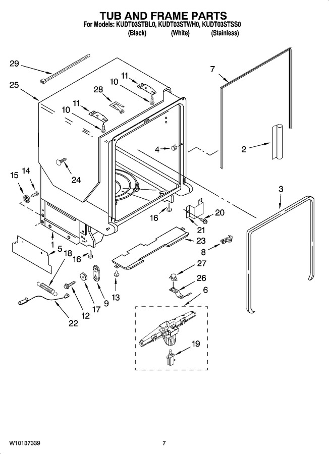 Diagram for KUDT03STWH0