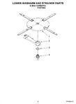 Diagram for 04 - Lower Washarm And Strainer Parts