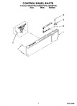 Diagram for 02 - Control Panel Parts