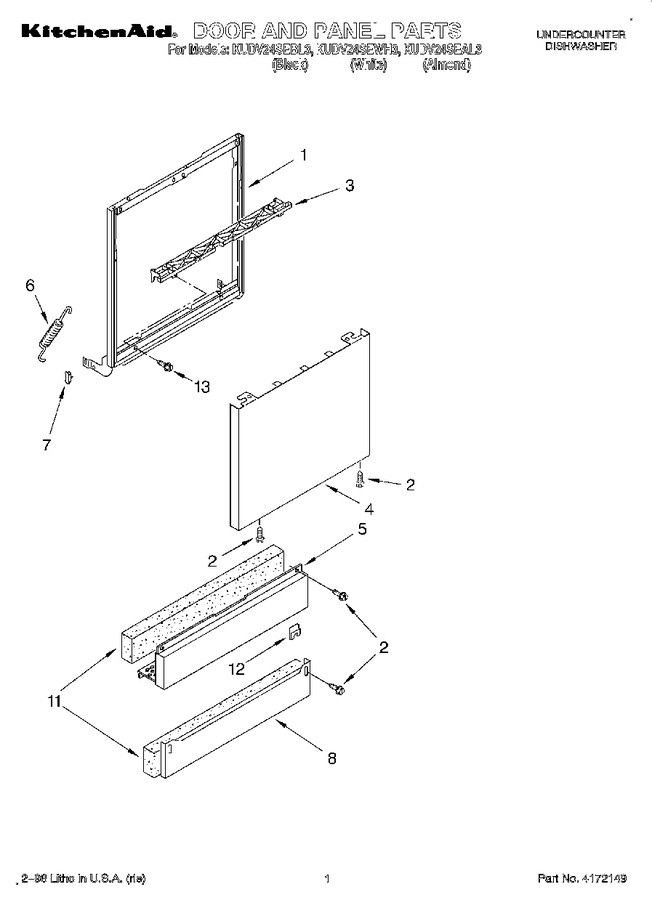 Diagram for KUDV24SEBL3