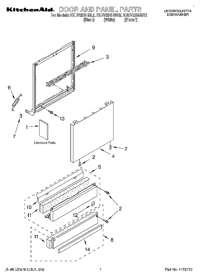 Diagram for KUDV25SHBT2