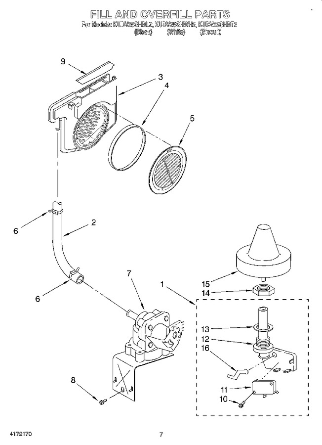 Diagram for KUDV25SHBT2