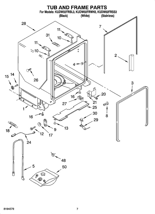 Diagram for KUDW02FRBL3
