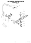 Diagram for 10 - Upper Wash And Rinse Parts