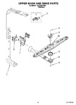 Diagram for 10 - Upper Wash And Rinse Parts