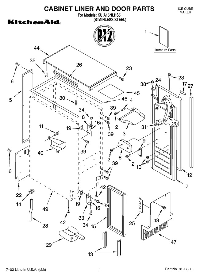 Diagram for KUIA15NLHS5