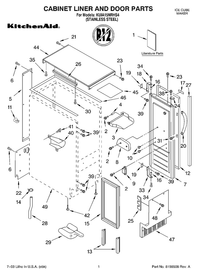 Diagram for KUIA15NRHS4