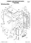 Diagram for 01 - Cabinet Liner And Door Parts