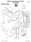Diagram for 01 - Cabinet Liner And Door Parts