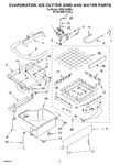 Diagram for 02 - Evaporator Ice Cutter Grid And Water Parts