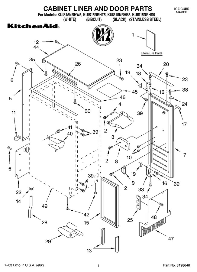 Diagram for KUIS15NRHW5
