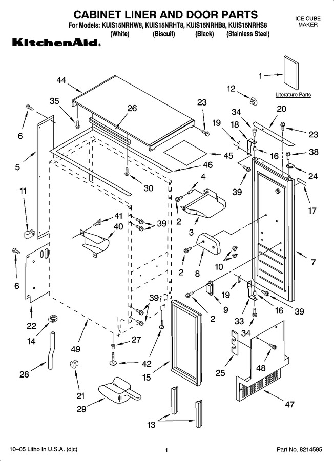 Diagram for KUIS15NRHW8