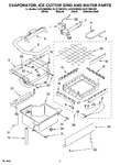 Diagram for 02 - Evaporator, Ice Cutter Grid And Water Parts