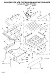 Diagram for 02 - Evaporator Ice Cutter Grid And Water Parts