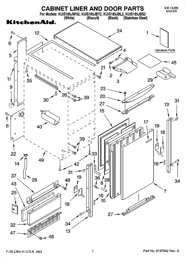 Diagram for KUIS185JBL2