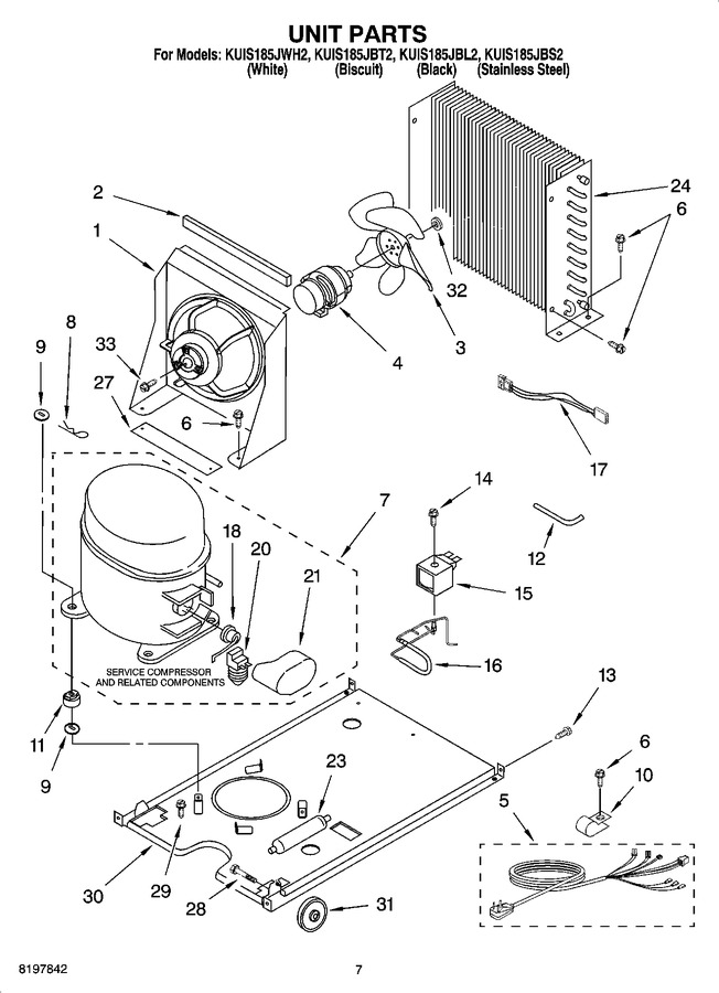 Diagram for KUIS185JWH2
