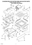 Diagram for 02 - Evaporator, Ice Cutter Grid And Water Parts
