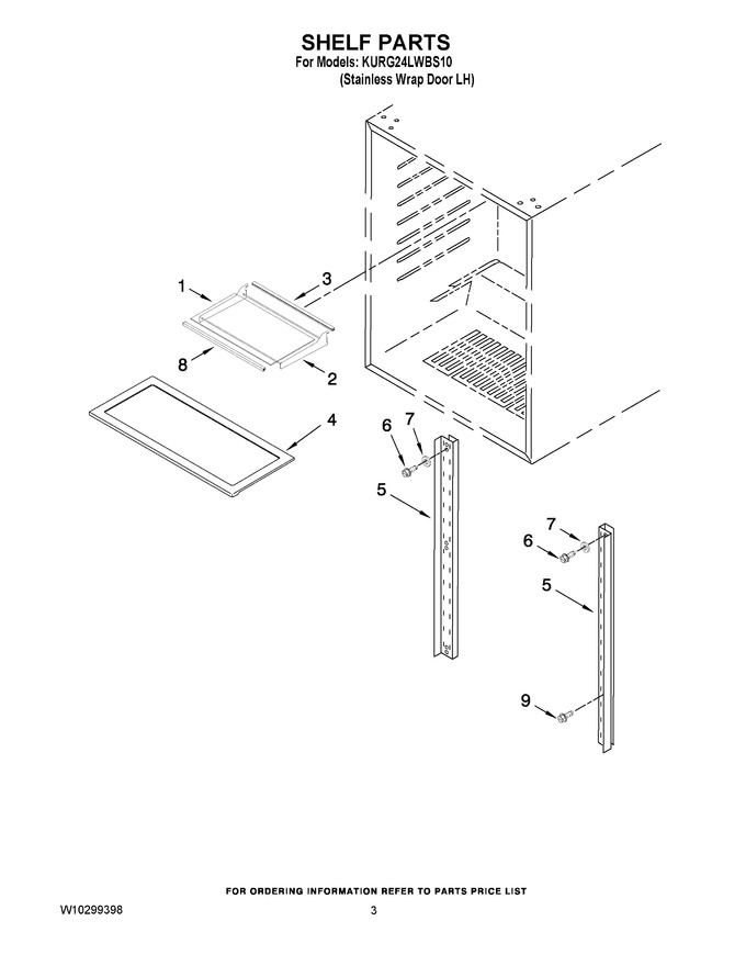 Diagram for KURG24LWBS10
