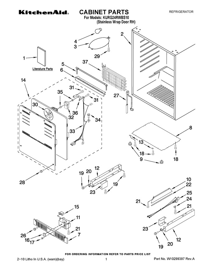Diagram for KURG24RWBS10