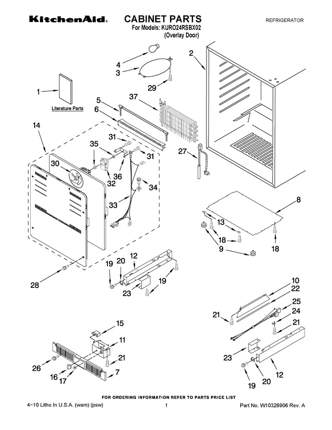 Diagram for KURO24RSBX02