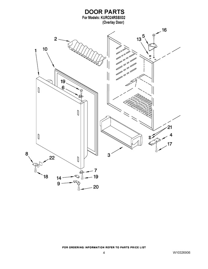 Diagram for KURO24RSBX02