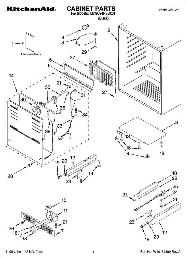 Diagram for KUWO24RSBX01