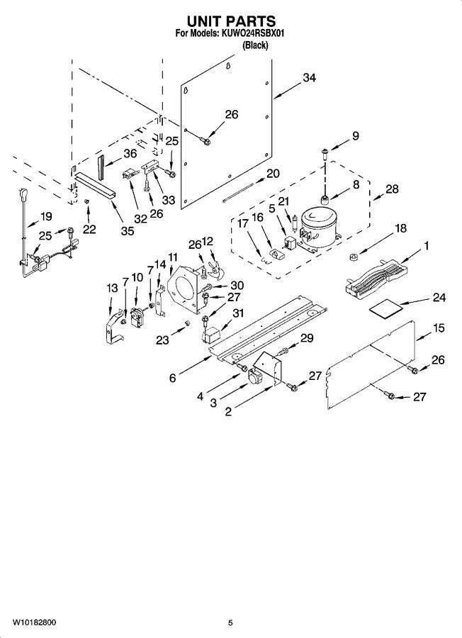 Diagram for KUWO24RSBX01