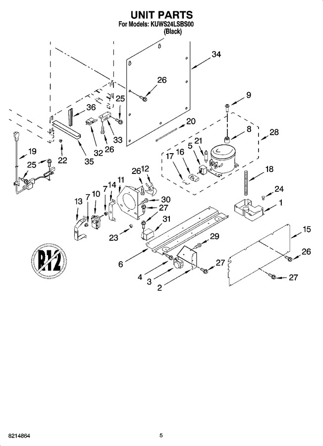 Diagram for KUWS24LSBS00