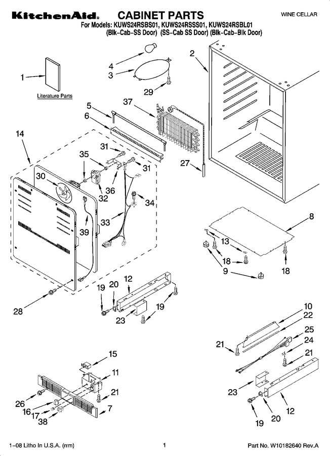 Diagram for KUWS24RSBS01