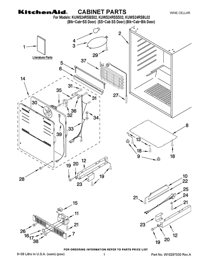 Diagram for KUWS24RSBL02
