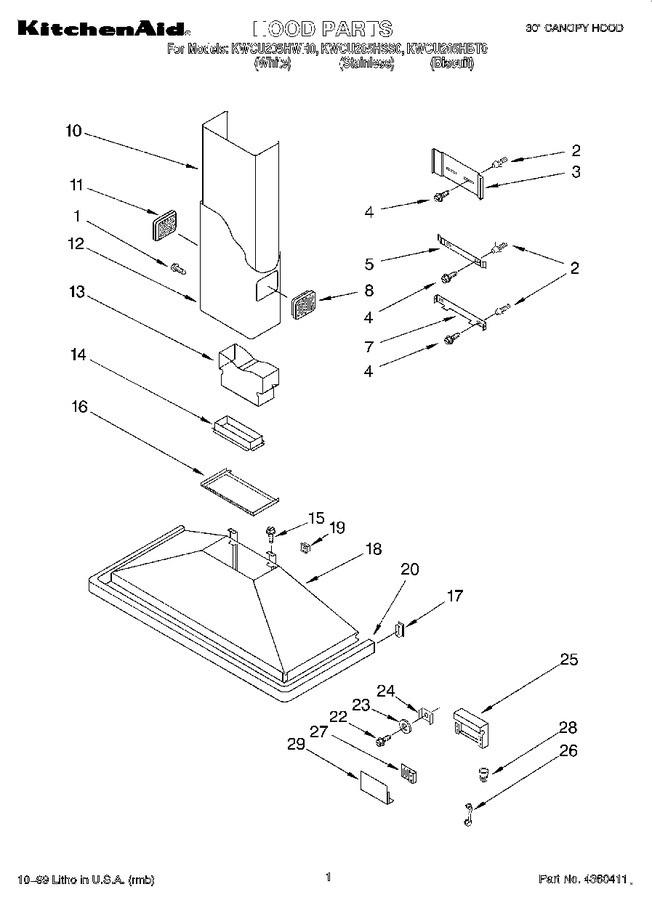Diagram for KWCU205HSS0