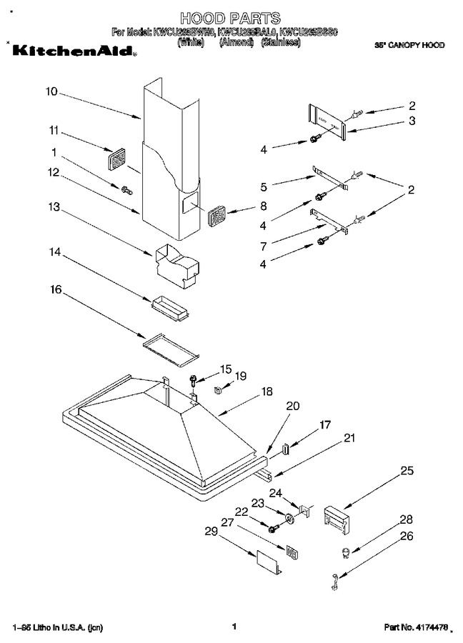 Diagram for KWCU265BSS0