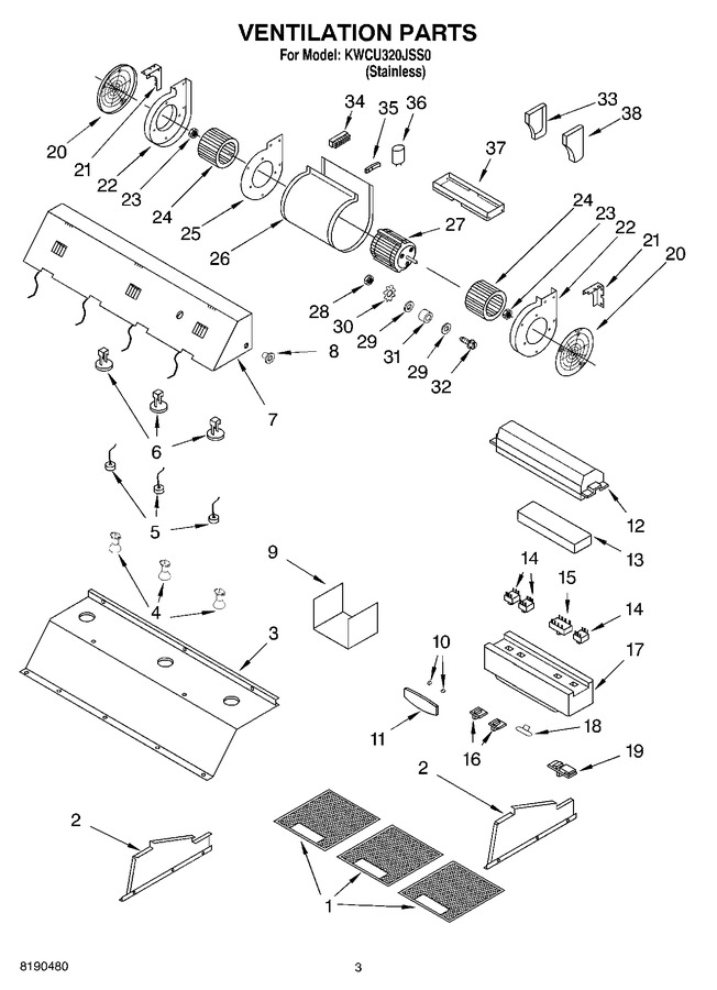 Diagram for KWCU320JSS0