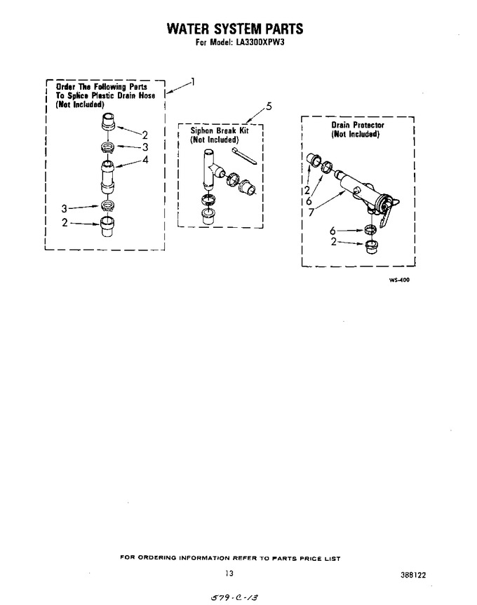 Diagram for LA3300XPW3