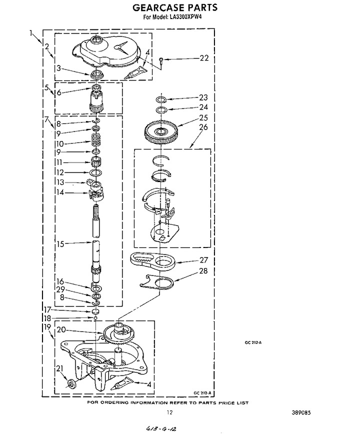 Diagram for LA3300XPW4