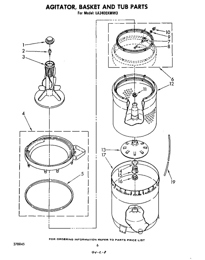 Diagram for LA3400XMW3