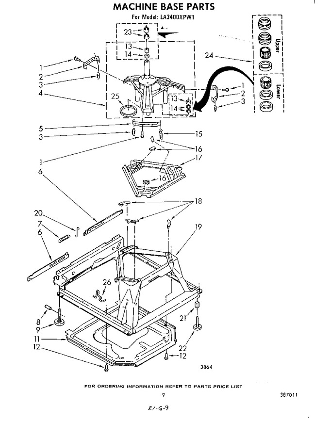 Diagram for LA3400XPW1