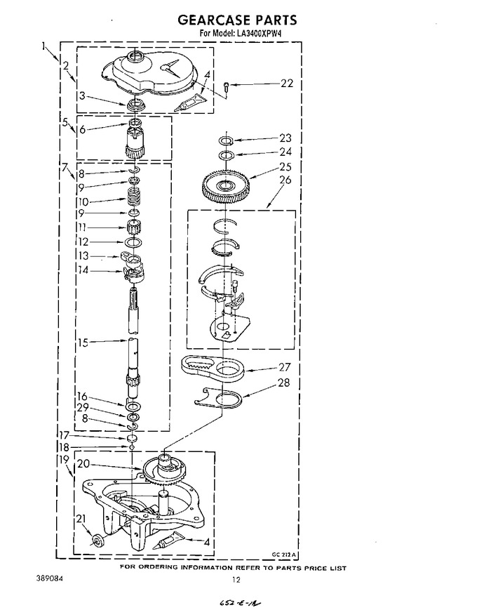 Diagram for LA3400XPW4